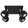 Sollux Lighting Ceiling Lamp OCULARE 4 Black modern LED lights