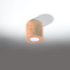 Stylish LED lights with Sollux Lighting Ceiling  Ceiling lamp ORBIS natural wood