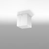 Sollux Lighting PIXAR White flush ceiling light in a sleek workspace