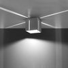 Modern flush mount ceiling lamp PIXAR White in a sophisticated living room