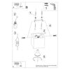 Flush mount ceiling light Sollux Lighting  Ceiling lamp QUAD concrete