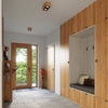 Stylish flush lights for ceiling Sollux Lighting Ceiling lamp QUATRO 2 natural wood