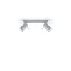 Semi flush mount lighting with Sollux Lighting Ceiling Lamp RING 2 Grey.