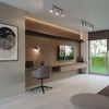 Elegant Sollux Lighting Ceiling Lamp RING 2 Grey for semi flush mount ceiling light.