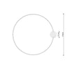 Sollux Lighting Ceiling Lamp RIO 110 Golden LED 4000K for versatile lighting
