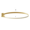 Warm ambiance lighting from Sollux Lighting Ceiling Lamp RIO 110 Golden LED 4000K
