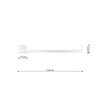 "3000K Sollux Lighting Ceiling Lamp RIO 110 White for warm ambiance"
