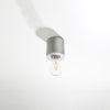 LED flush mount ceiling light Sollux Lighting SALGADO Concrete design
