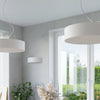 Versatile flush ceiling light Sollux Lighting Ceiling lamp SKALA 100 white