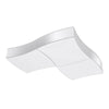 Flush ceiling lamp Sollux Lighting 
 Ceiling lamp SQUARE 3 white  for modern kitchens