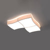 LED lights flush ceiling lamp Sollux Lighting Ceiling lamp SQUARE 3 white