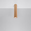 LED flush ceiling lamp in warm oak design Ceiling lamp ZEKE 30 oak