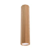 Octagonal wooden flush mount ceiling light Ceiling lamp ZEKE 30 oak