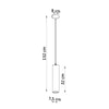 Adjustable pendant ceiling lights Sollux Lighting Ceramic pendant lamp NANCY