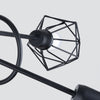 Unique black hanging lights from the Sollux Lighting Chandelier ARTEMIS 5S black