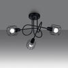 Modern chandeliers for living room - Sollux Lighting Chandelier BELUCI 3S black