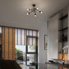 Loft-style chandelier light - Sollux Lighting Chandelier BELUCI 5S black