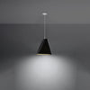 Futuristic chandelier light Sollux Lighting Chandelier BLUM 1 Black