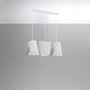 Pendant ceiling lights Sollux Lighting Chandelier BLUM 3 White