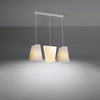 Sollux Lighting Chandelier BLUM 3 White ceiling lamps for kitchen