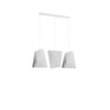 Sollux Lighting Chandelier BLUM 3 White modern chandeliers for living room
