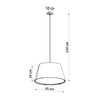 Hanging lights Sollux Lighting Chandelier CONO 45