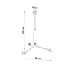 Sollux Lighting Chandelier DUOMO 3D elegant ceiling light fixture