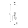 Sollux Lighting Chandelier DUOMO 3M stylish bedroom chandelier