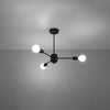 Industrial pendant light fixture for living room