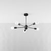 Minimalist chandelier light perfect for loft-style spaces