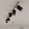 Island lighting Sollux Lighting Chandelier LEMMI 6  black