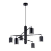 Modern kitchen lighting Sollux Lighting Chandelier LEMMI 6 Black.
