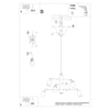 Ceiling lamps for kitchen Sollux Lighting Chandelier LEMMI 6 White.
