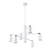 Modern ceiling light fixture Sollux Lighting Chandelier LEMMI 6 White.
