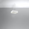 Stylish chandelier light Sollux Lighting Chandelier LOKKO 45 white