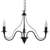 Chandelier light Sollux Lighting Chandelier MINERWA 3 black