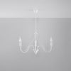 Elegant Sollux Lighting Chandelier MINERWA 3 White enhancing home decor