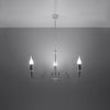 Classic Sollux Lighting Chandelier MINERWA 3 White perfect for modern interiors