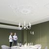 Sollux Lighting Chandelier MINERWA 3 White featuring candle-inspired design