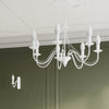 Brighten your space with Sollux Lighting Chandelier MINERWA 5 White