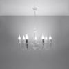 Sollux Lighting Chandelier MINERWA 7 White as a centerpiece in your home