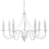 Brighten your space with Sollux Lighting Chandelier MINERWA 7 white