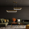Sleek Hanging Lights for Minimalist Design NELYA L golden 3000K