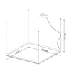 Chandelier NELYA L golden 4000K Chic and Functional Design