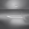 Experience Soft Lighting with Sollux NELYA L White Chandelier
