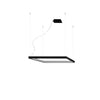 Elegant Sollux Lighting NELYA M black 4000K Chandelier