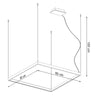 Sophisticated Hanging Lights NELYA M golden 3000K for Unique Decor