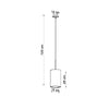 Hanging lights pendant light Sollux Lighting Chandelier OTTO 15 White
