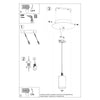 Ceiling lamp for bedroom chandelier Sollux Lighting Chandelier OTTO 15 White