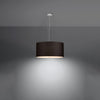 Hanging lights Sollux Lighting Chandelier OTTO 50 black